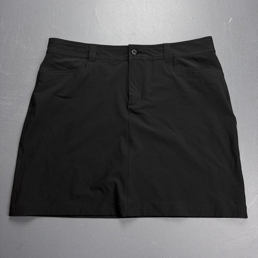 Eddie Bauer Mini Skort Women's Size 10 Black Adventure 2.0 Stretch Golf Hiking
